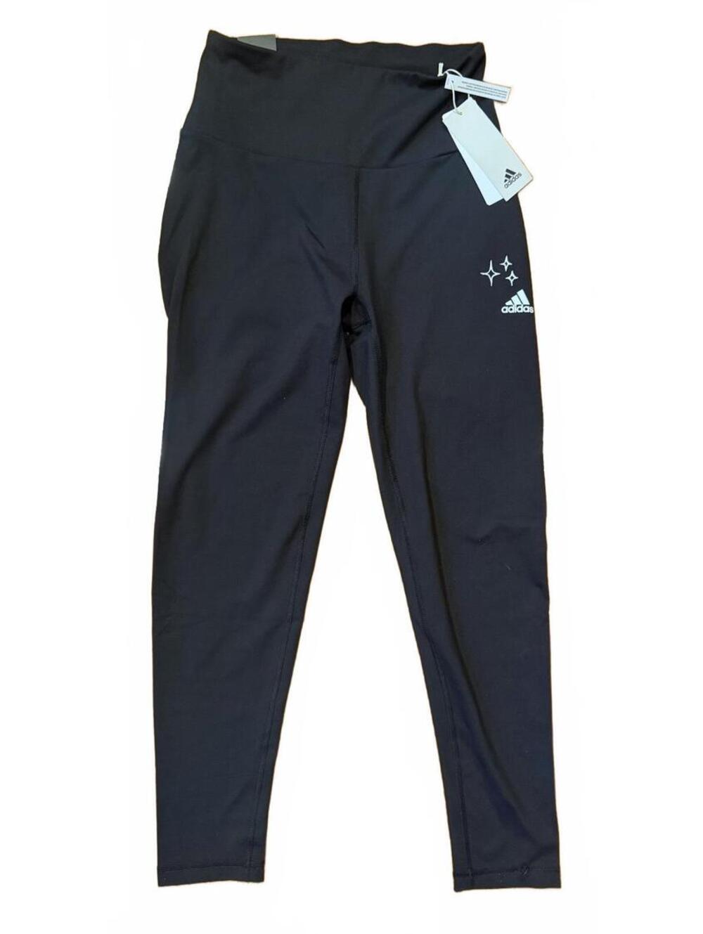NWT adidas Women's Sportswear BLUV Q3 High-Waisted Tight Leggings Black Medium